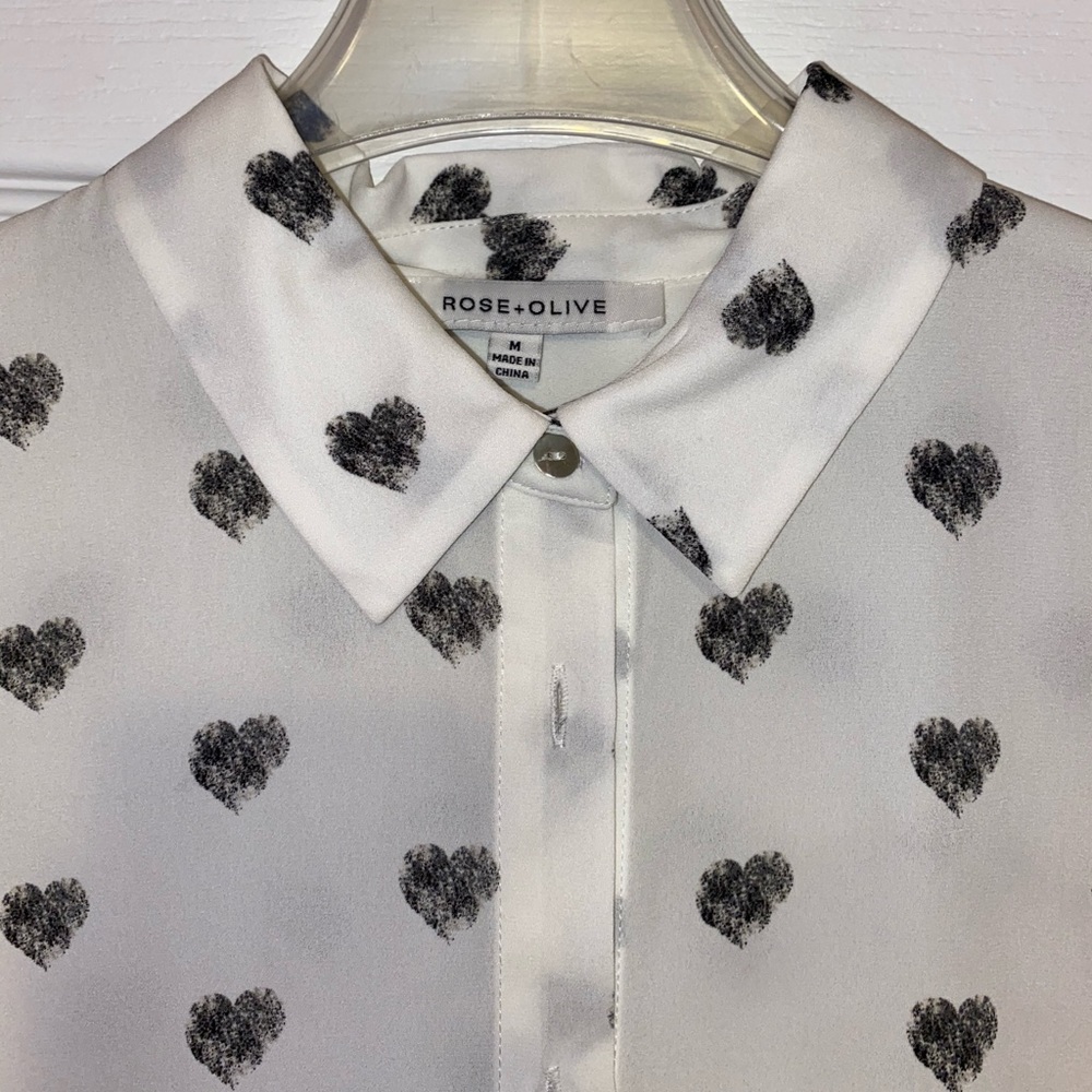 Sheer Button Down Shirt